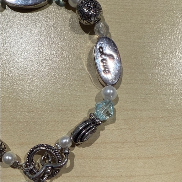 Silver and Blue Aunt Bracelet - Picture 5 of 6